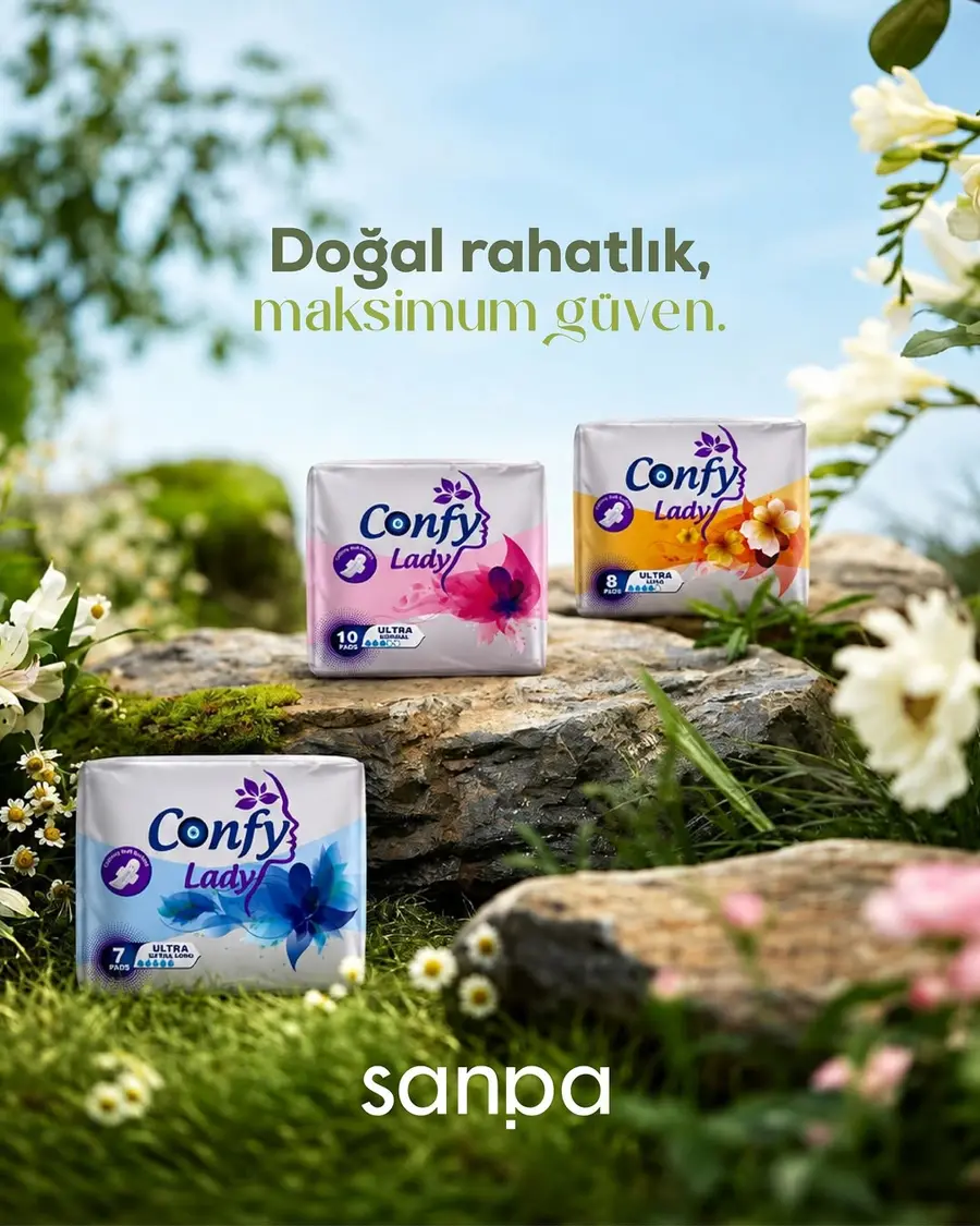 Confy Lady paketleri doğada